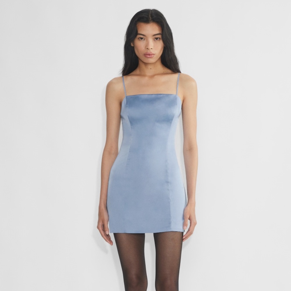 Aritzia Shimmer Satin Dress